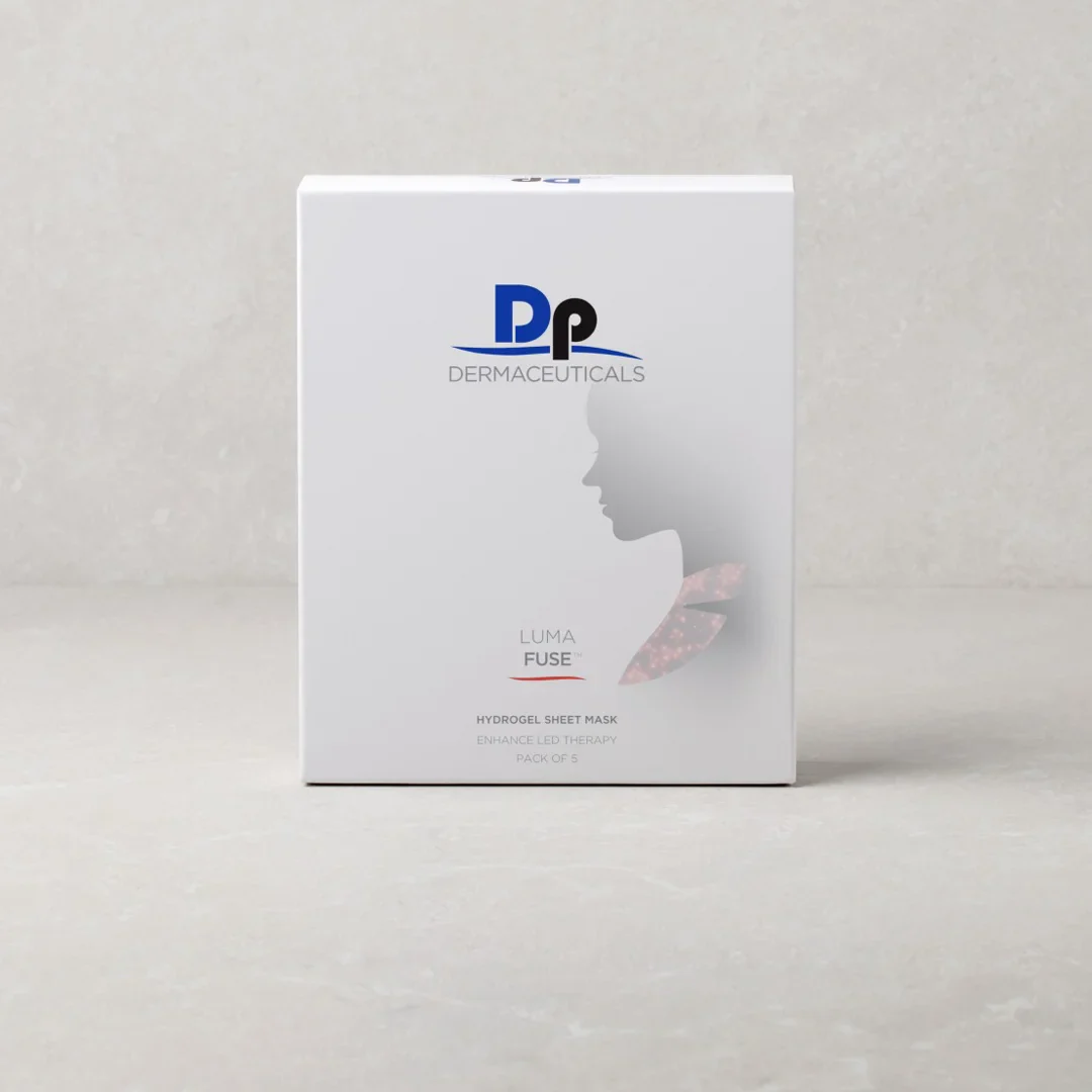 Dp Dermaceuticals Lumafuse Hydrogel Neck Sheet Mask